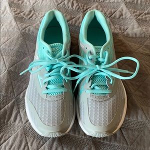Teal & Grey ASICS Running Shoes